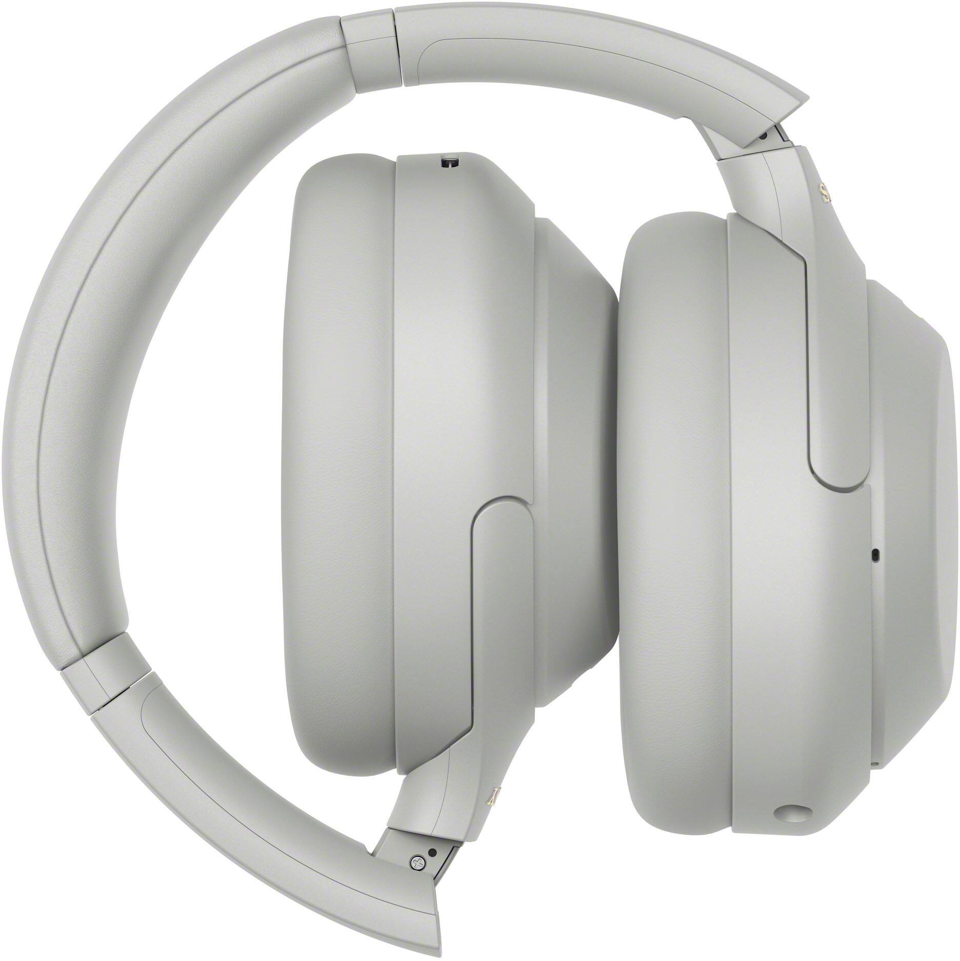 Alt View 1. Sony - WH-1000XM4C Wireless Noise Cancelling Headphones (M4 2nd Gen) - Platinum Silver.
