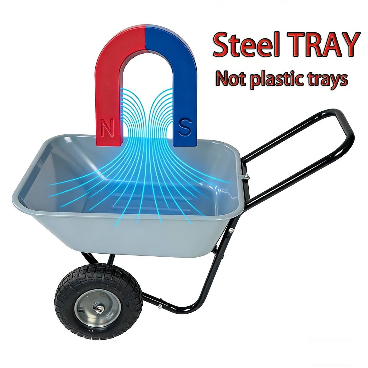Steel TRAY  
Not plastic trays