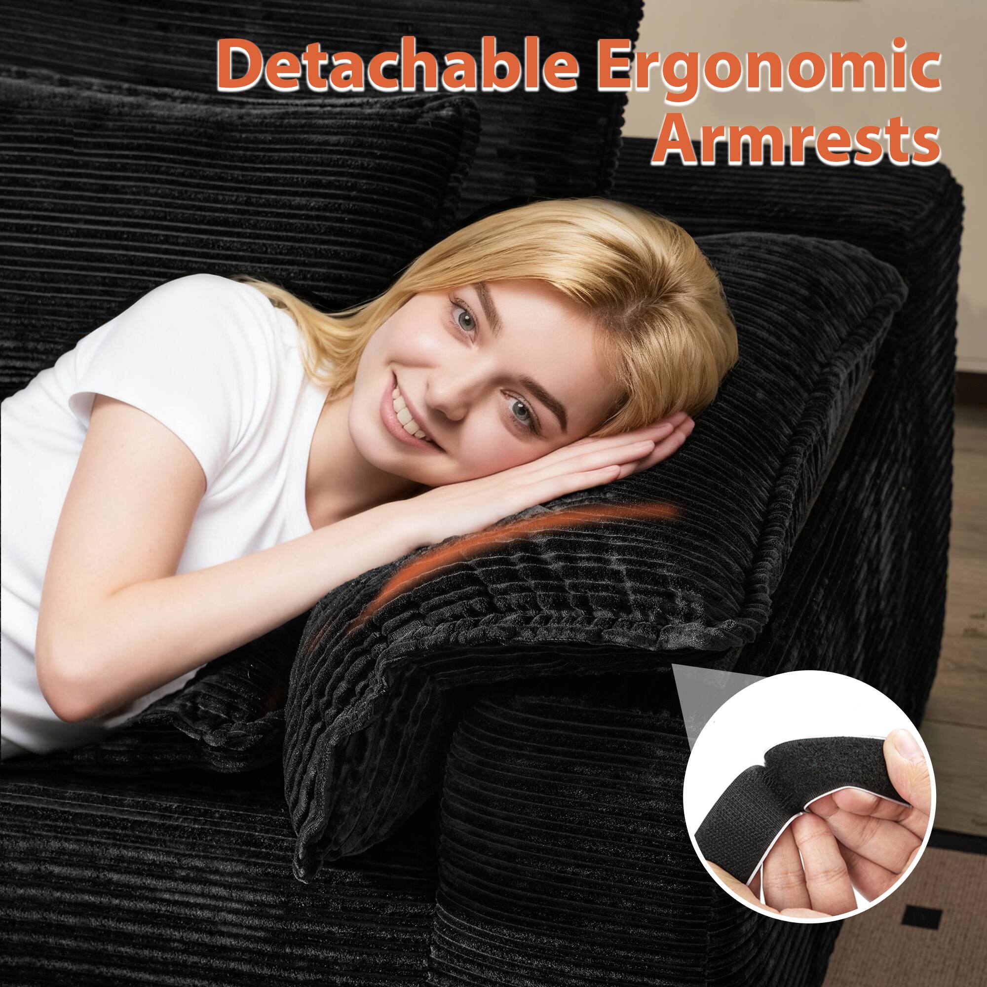 Detachable Ergonomic Armrests