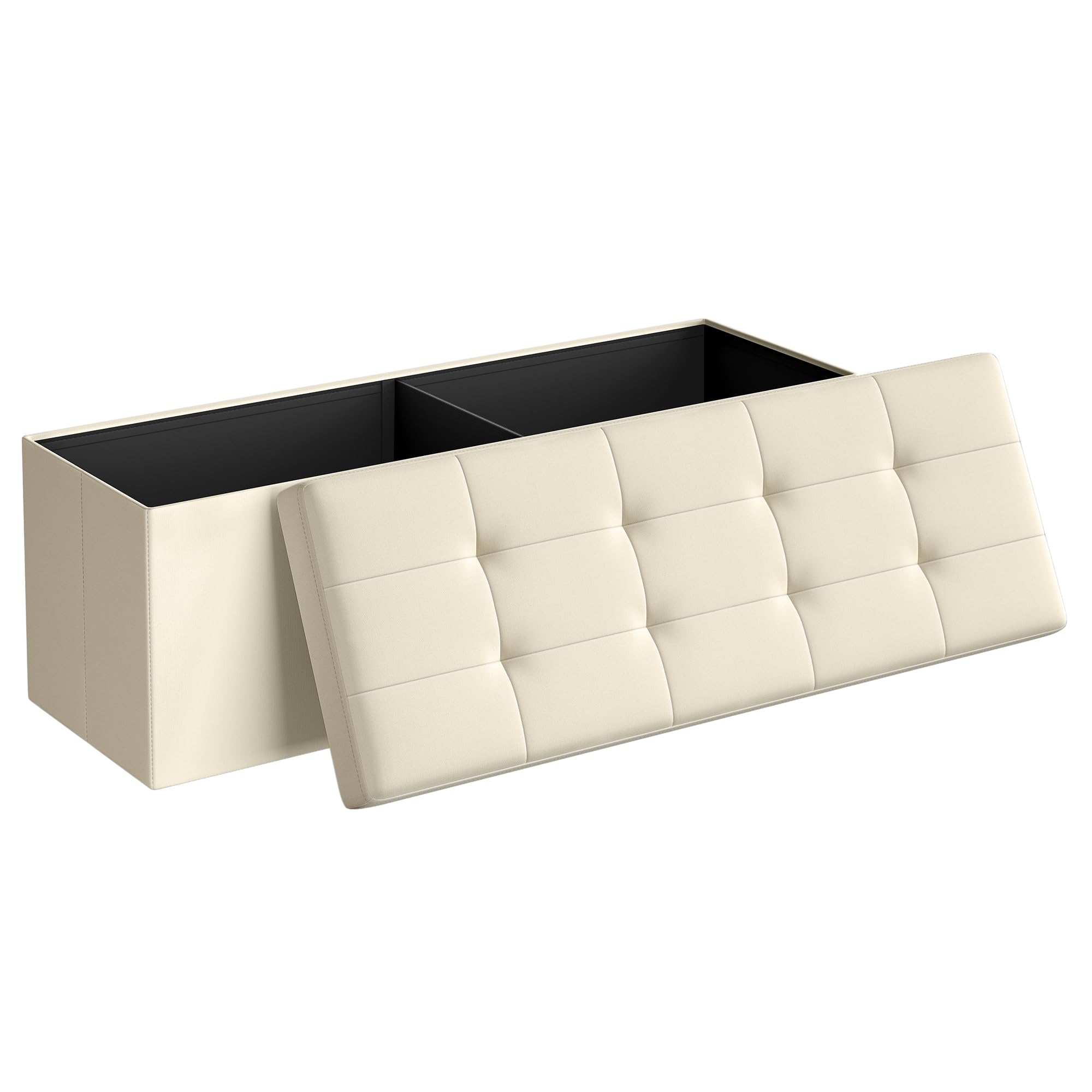 Cream White 15"D x 43"W x 15"H