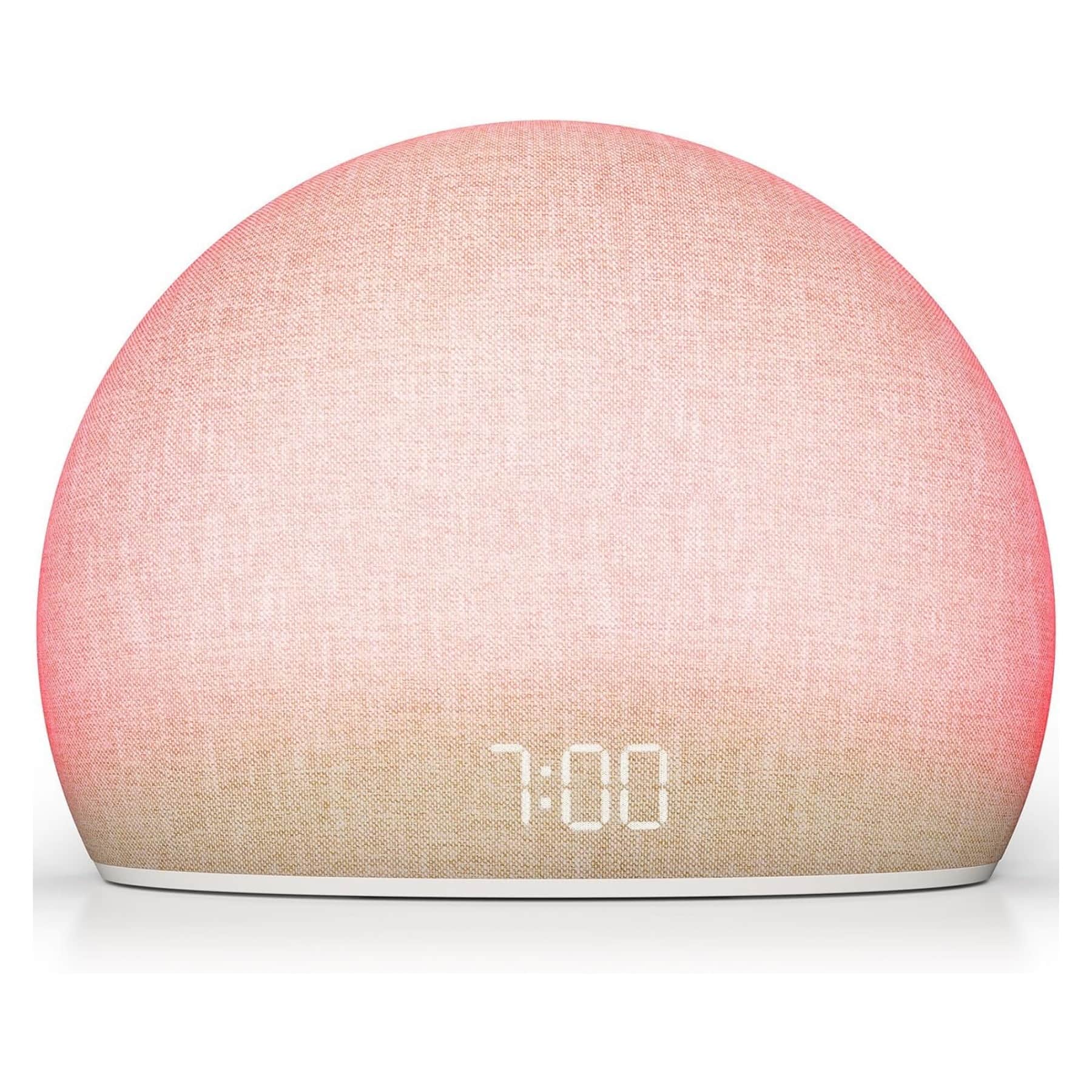 Dazzed Corner - Sunrise Alarm Clock Radio for Bedroom - Coffee Brown