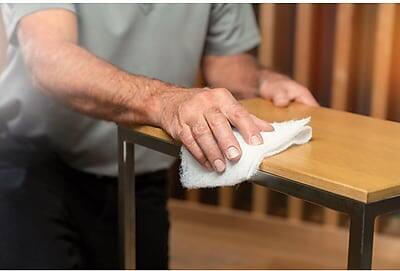 Alt View 3. 3M - 3M Easy Trap Cotton Dusting Cloths, 6" x 5", White, 30-Ft. Roll, 60 Sheets/Roll (59032W) - White.