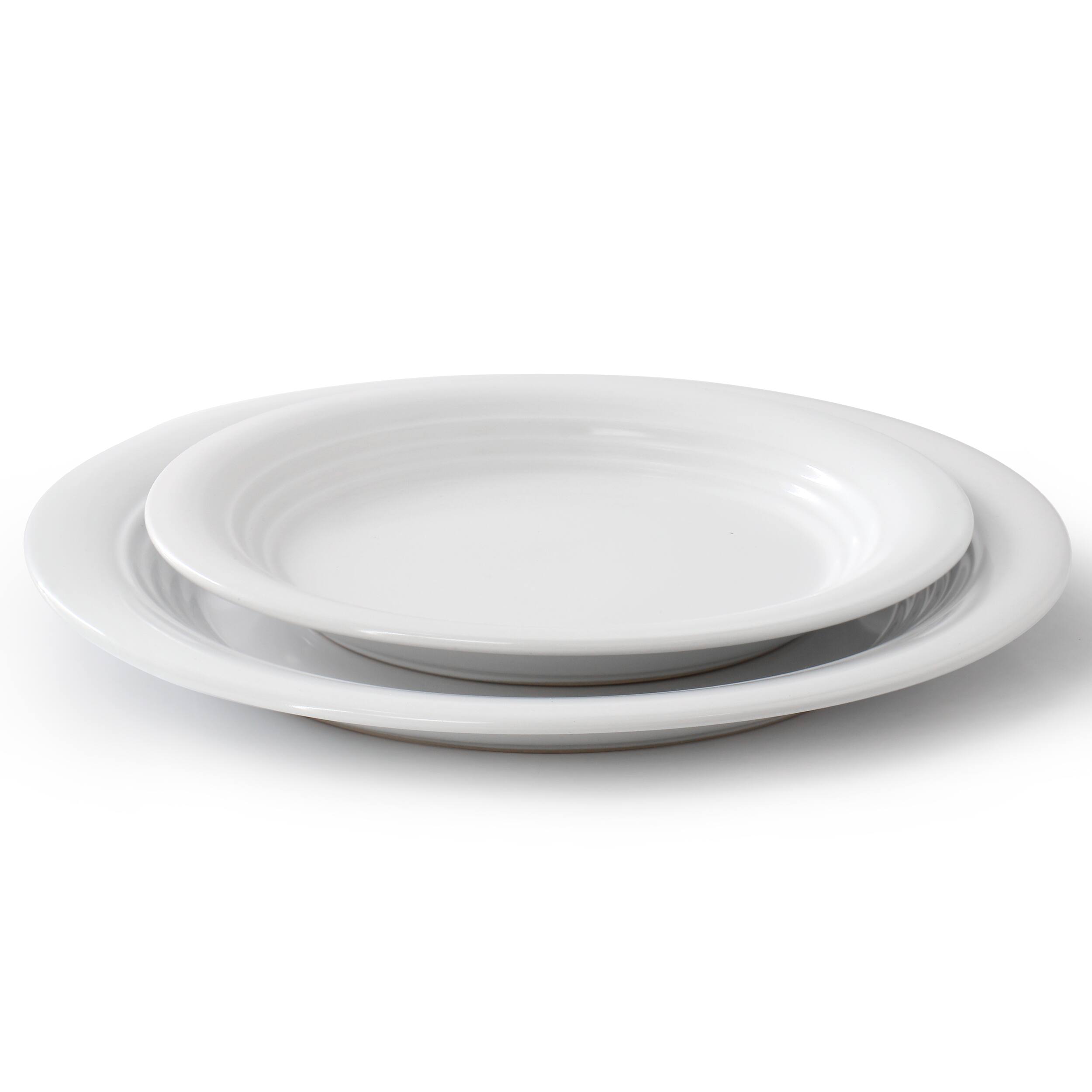 Alt View 2. Martha Stewart - Martha Stewart Everyday 16 Piece Round Stoneware Dinnerware Set in White - White.