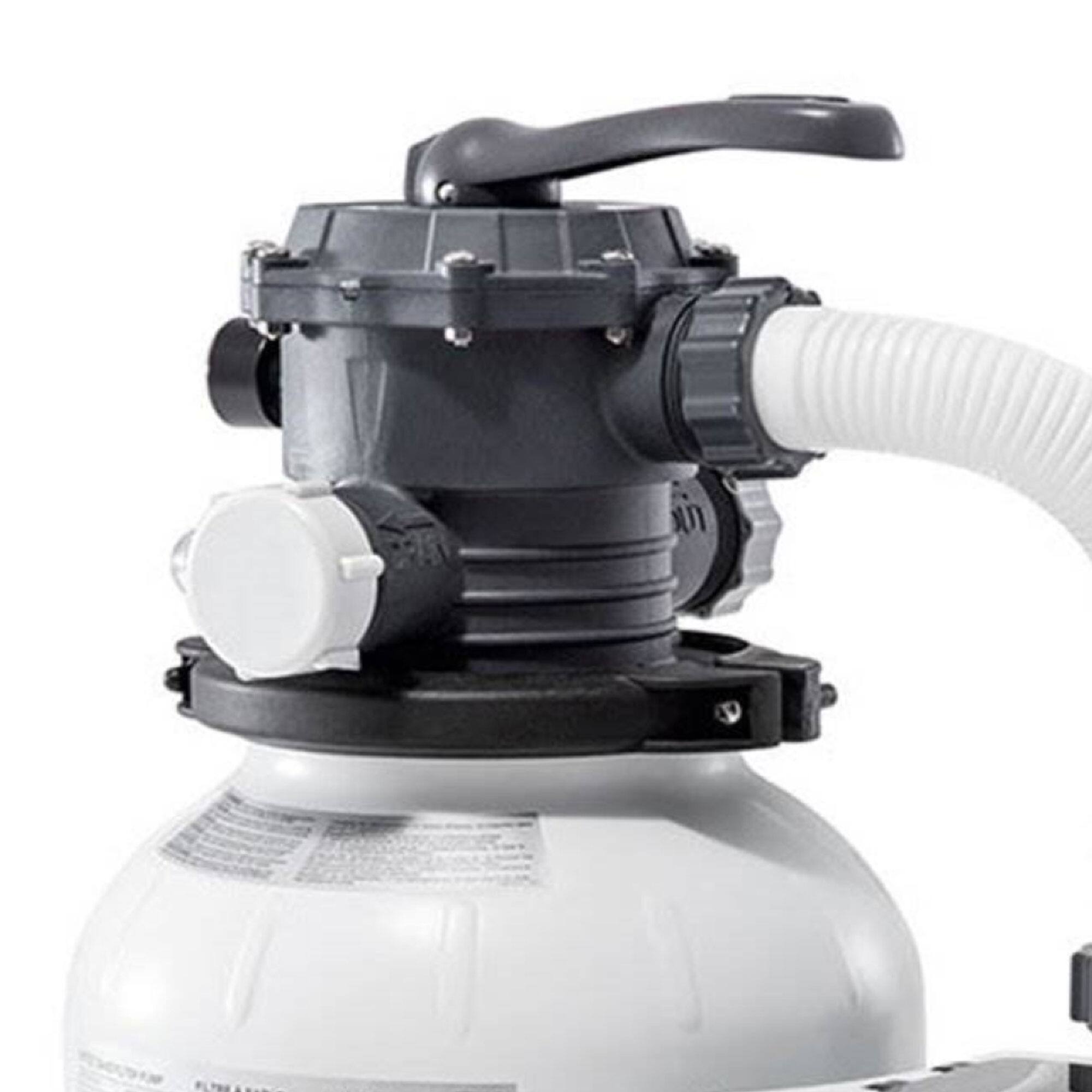 Alt View 7. Intex - Intex ZX100 Automatic Pressure Side Pool Cleaner with Pool Sand Filter Pump - White.