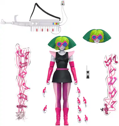 Front. Super7 - Super7 - SilverHawks - ULTIMATES! Wv7 - Melodia (Toon) - COLLECTIBLES - Multicolor.