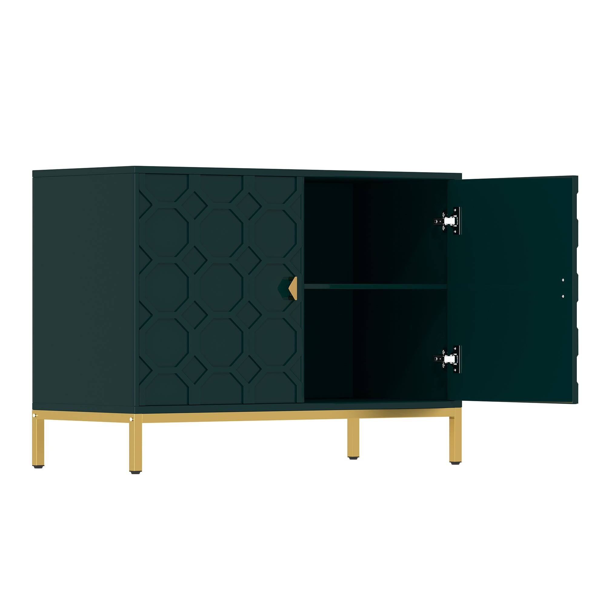 Alt View 7. Boyel Living - Freestanding Storage Cabinet 2-Door Accent Cabinet - Green.