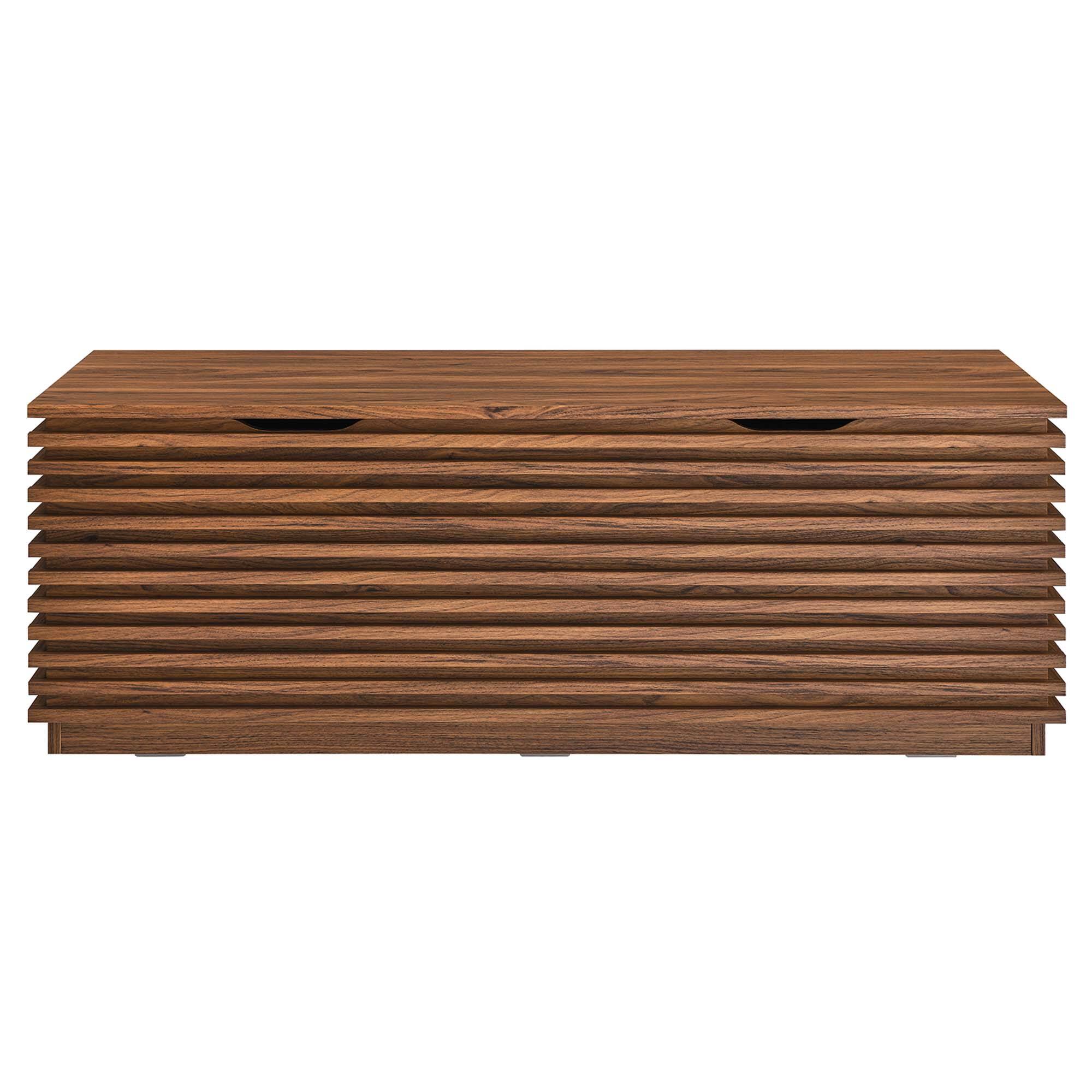 Alt View 1. Modway - Render Storage Bench by Modway - Brown.