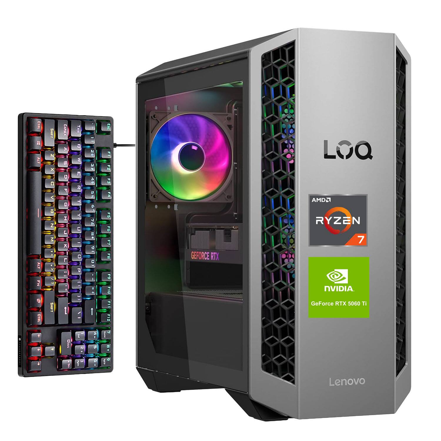 LOQ  
AMD Ryzen 7  
NVIDIA GeForce RTX 5060 Ti  
Lenovo