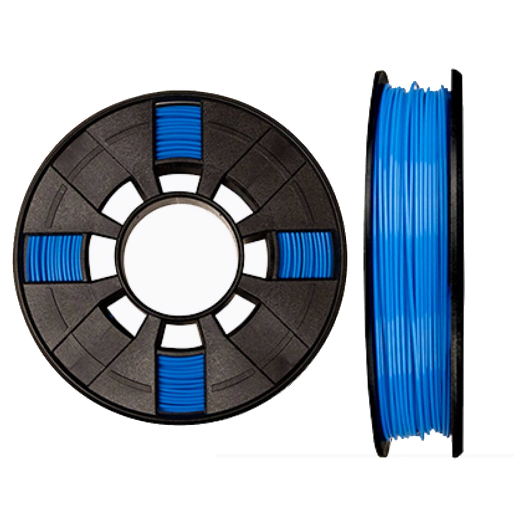 Left. MakerBot - MakerBot Smart Extruder Plus with Red and True Blue PLA Filament Spool Bundle.