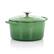 Front. Crock-Pot - Crock-Pot Artisan 2 Piece 7 Quarts Enameled Cast Iron Dutch Oven in Pistachio Green - Green.