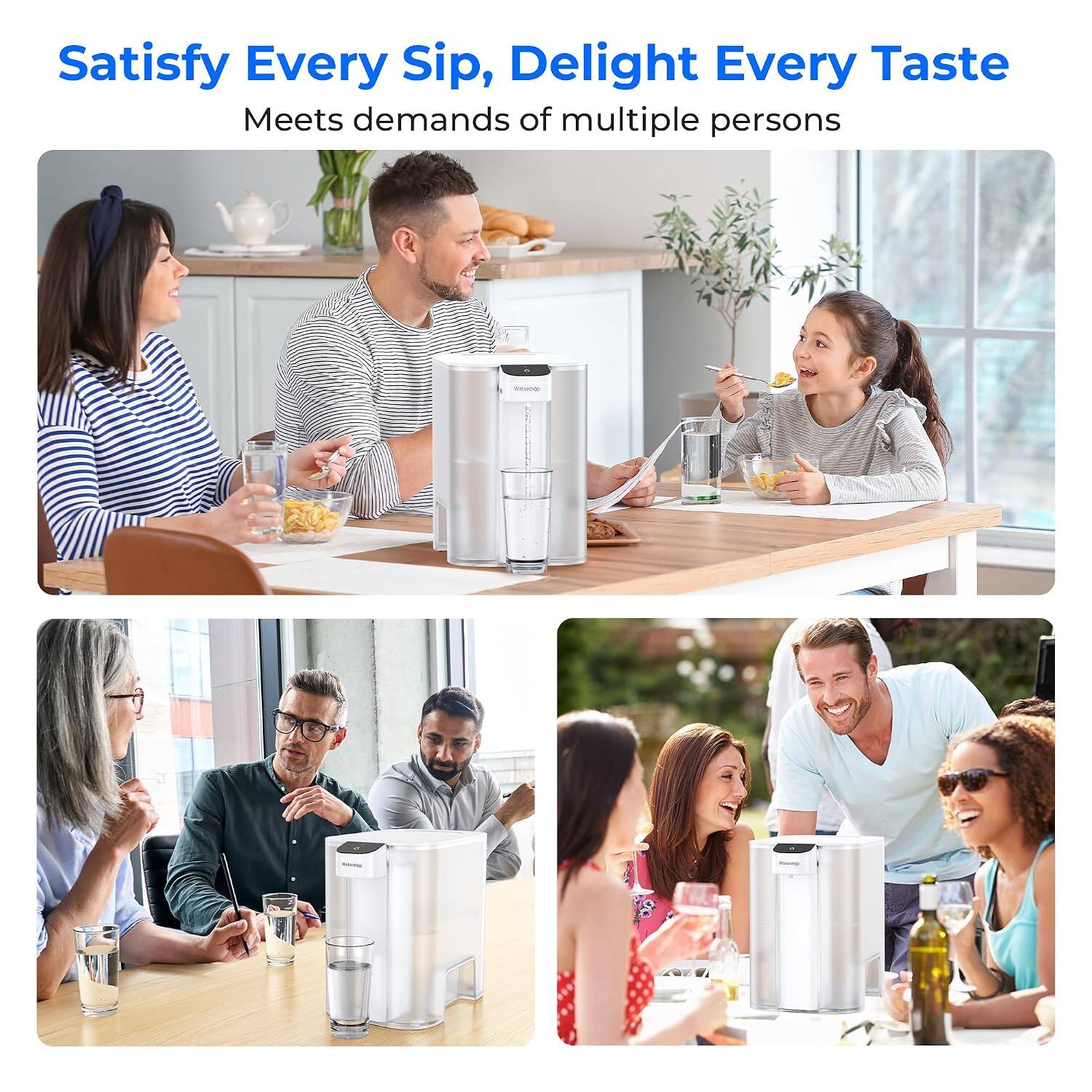 Satisfy Every Sip, Delight Every Taste  
Meets demands of multiple persons