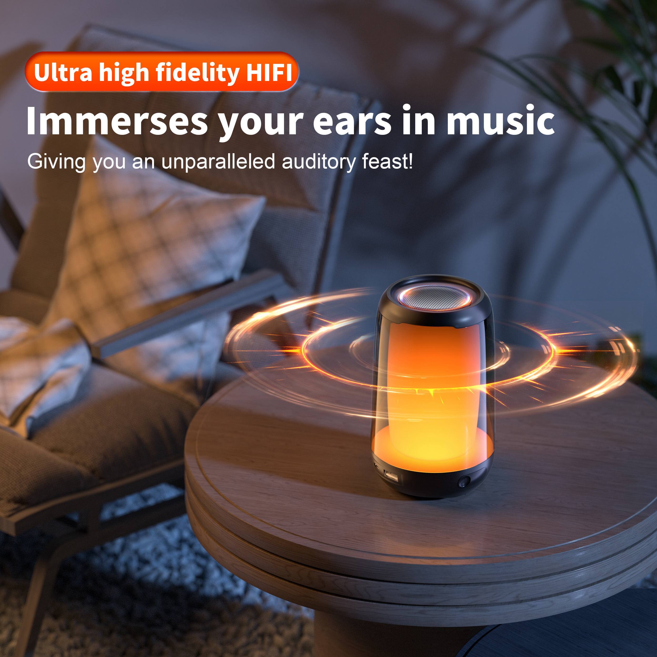 Ultra high fidelity HIFI  
Immerses your ears in music  
Giving you an unparalleled auditory feast!