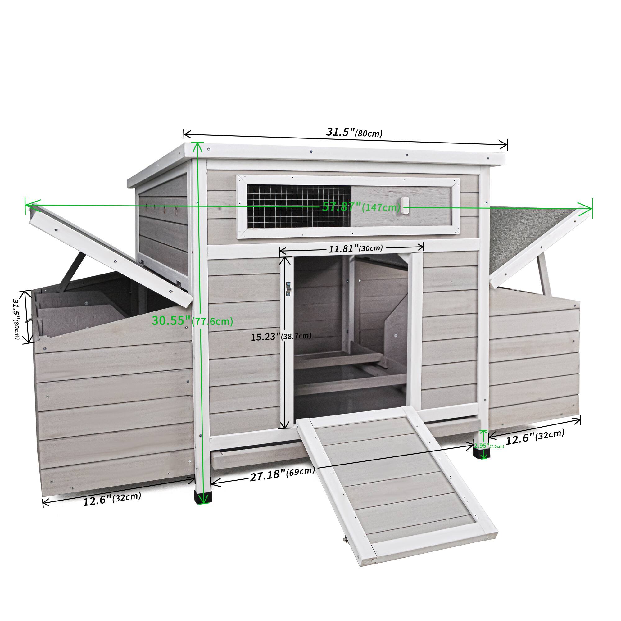 31.5" (80cm)  
57.87" (147cm)  
11.81" (30cm)  
30.55" (77.6cm)  
15.23" (38.7cm)  
12.6" (32cm)  
27.18" (69cm)