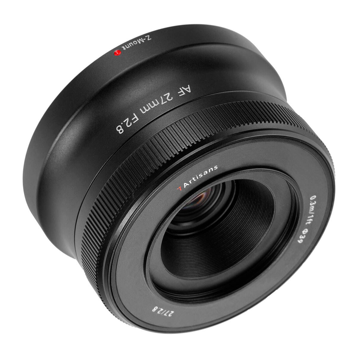 Z-Mount AF 27mm F2.8 Artisans 7 0.3m/1ft 39 27/2.8