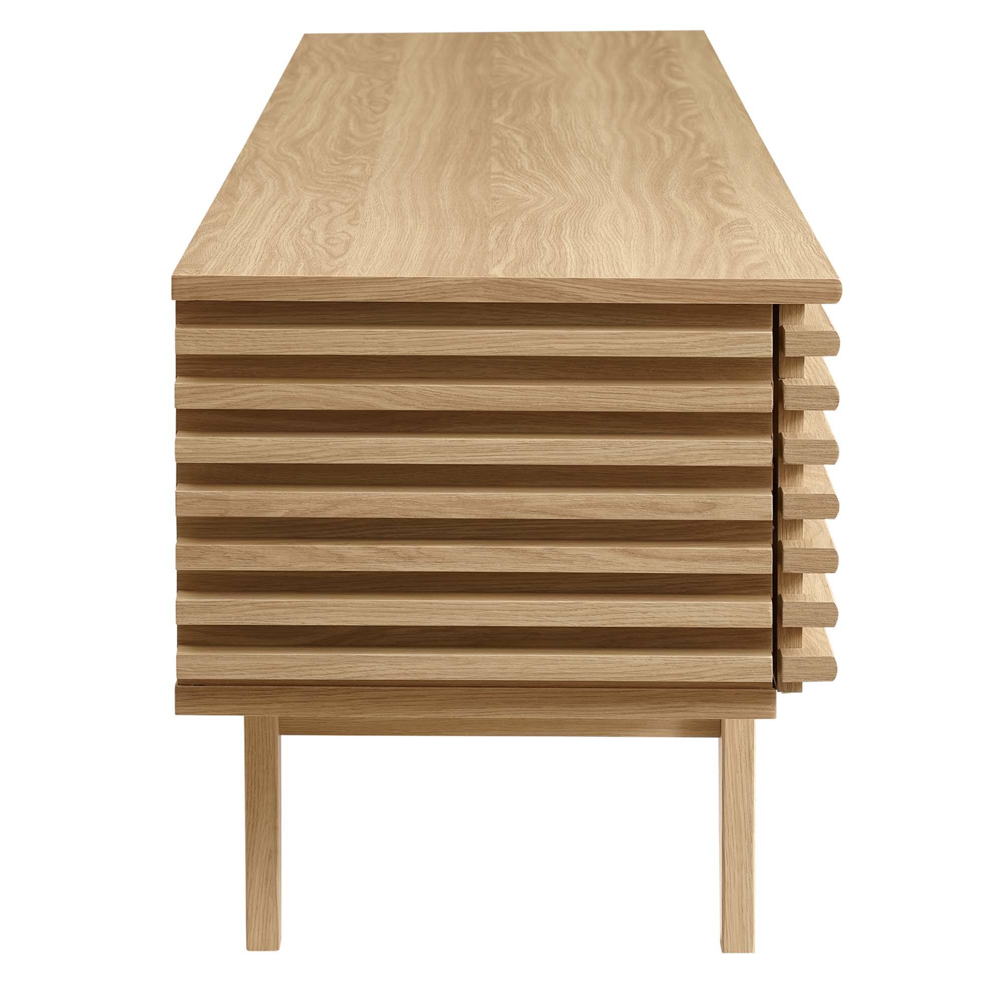 Alt View 1. Modway - Render 71" TV Stand by Modway - Oak.