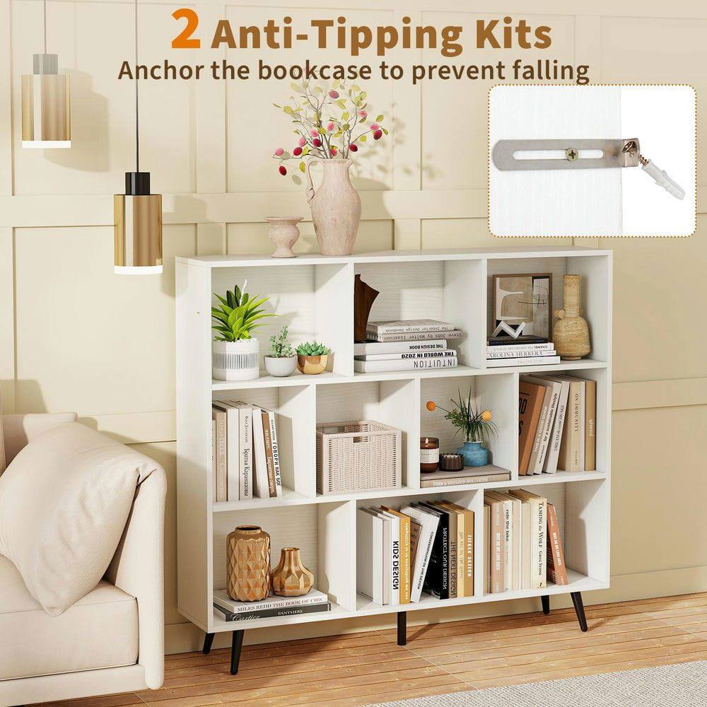 2 Anti-Tipping Kits  
Anchor the bookcase to prevent falling