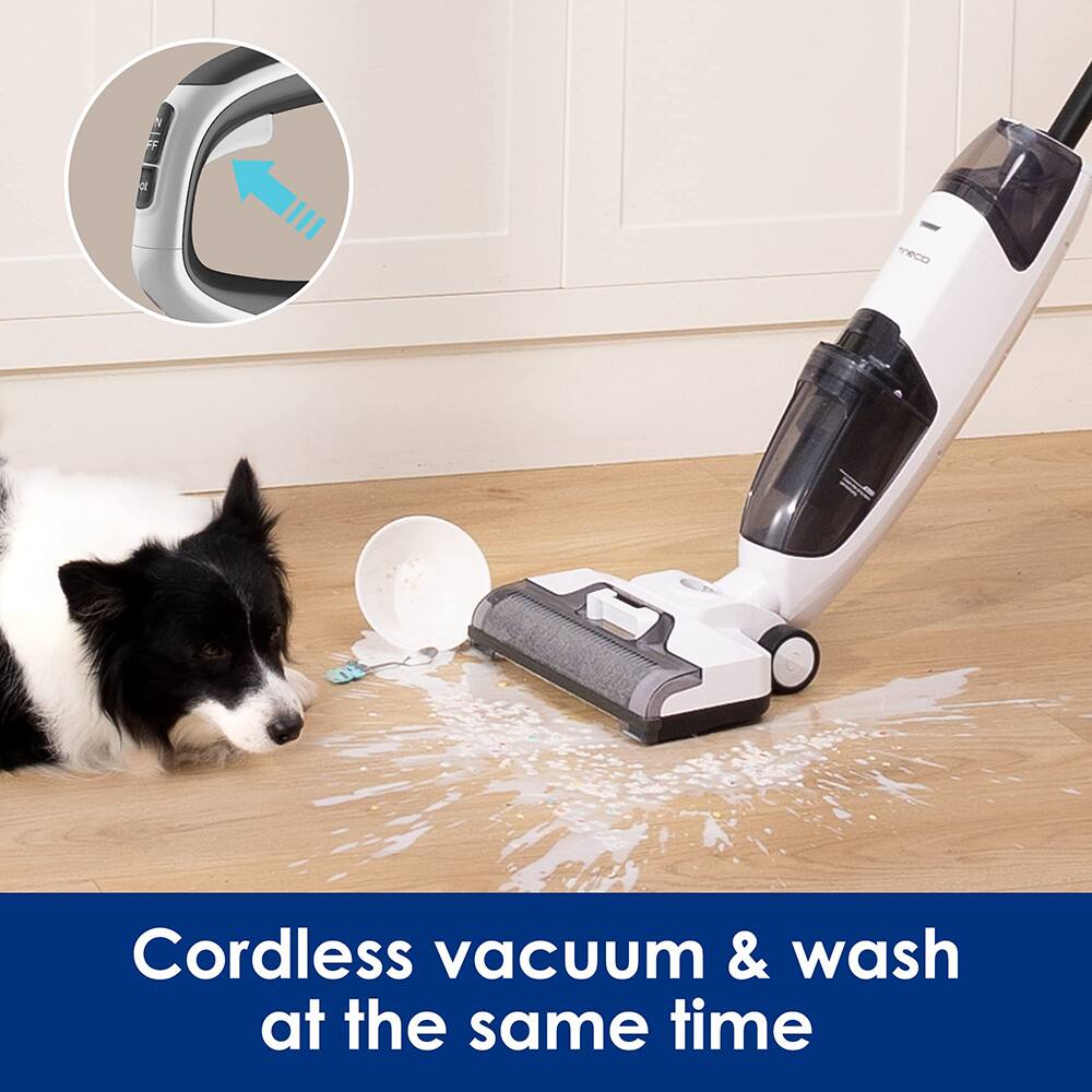 Cordless vacuum & wash at the same time