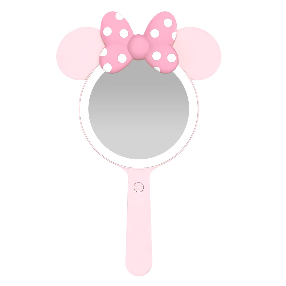Impressions Vanity Co. - Minnie Mouse Bowtiful LED Handheld Makeup Mirror - Pink