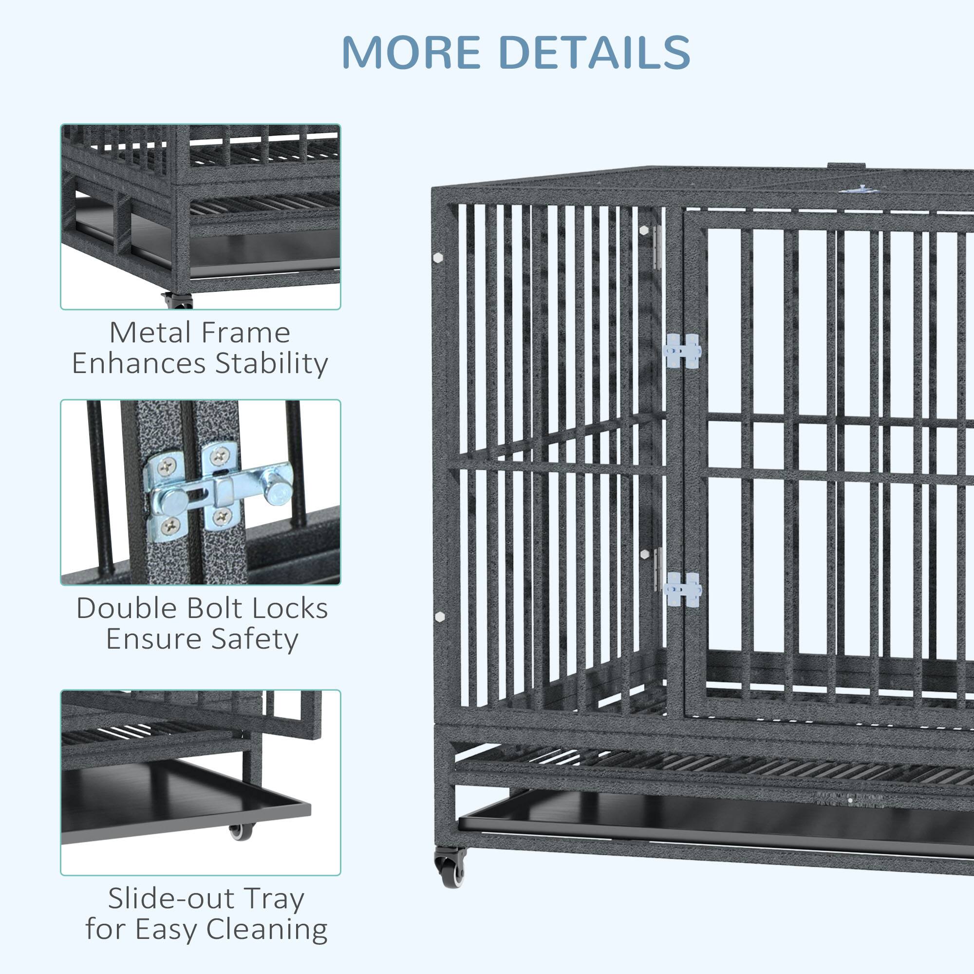 MORE DETAILS

- Metal Frame Enhances Stability
- Double Bolt Locks Ensure Safety
- Slide-out Tray for Easy Cleaning