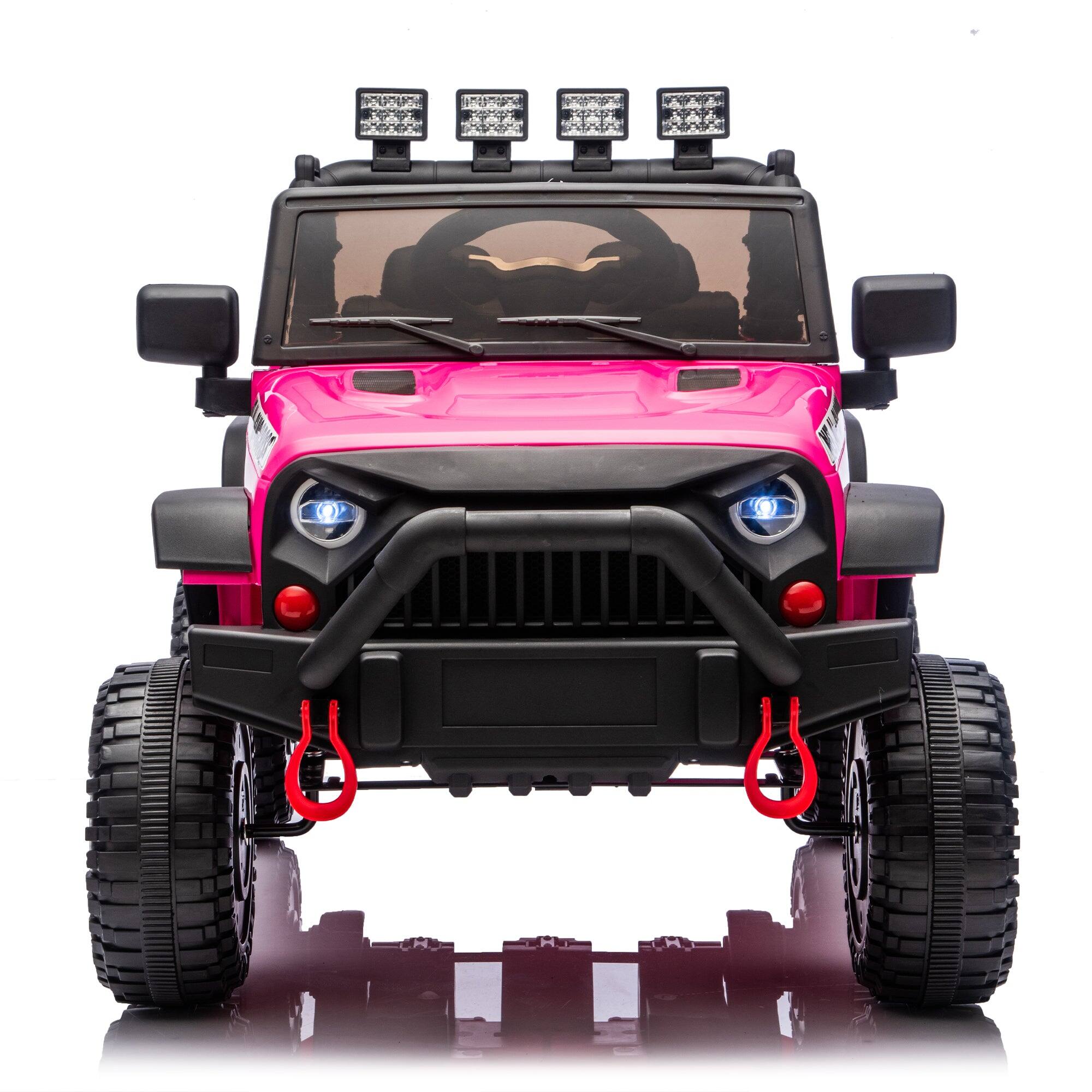 Alt View 2. Boyel Living - 3+ Red 24V Kids Ride On UTV with Parents Remote Control Twin 200W Motors 4Wheel - red.