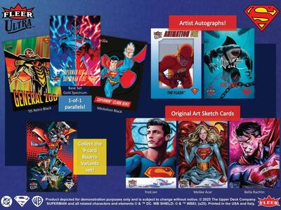 2025 Upper Deck Fleer Ultra Superman Hobby Box - Best Buy 2025 Upper Deck Fleer Ultra Superman Hobby Box - Best Buy