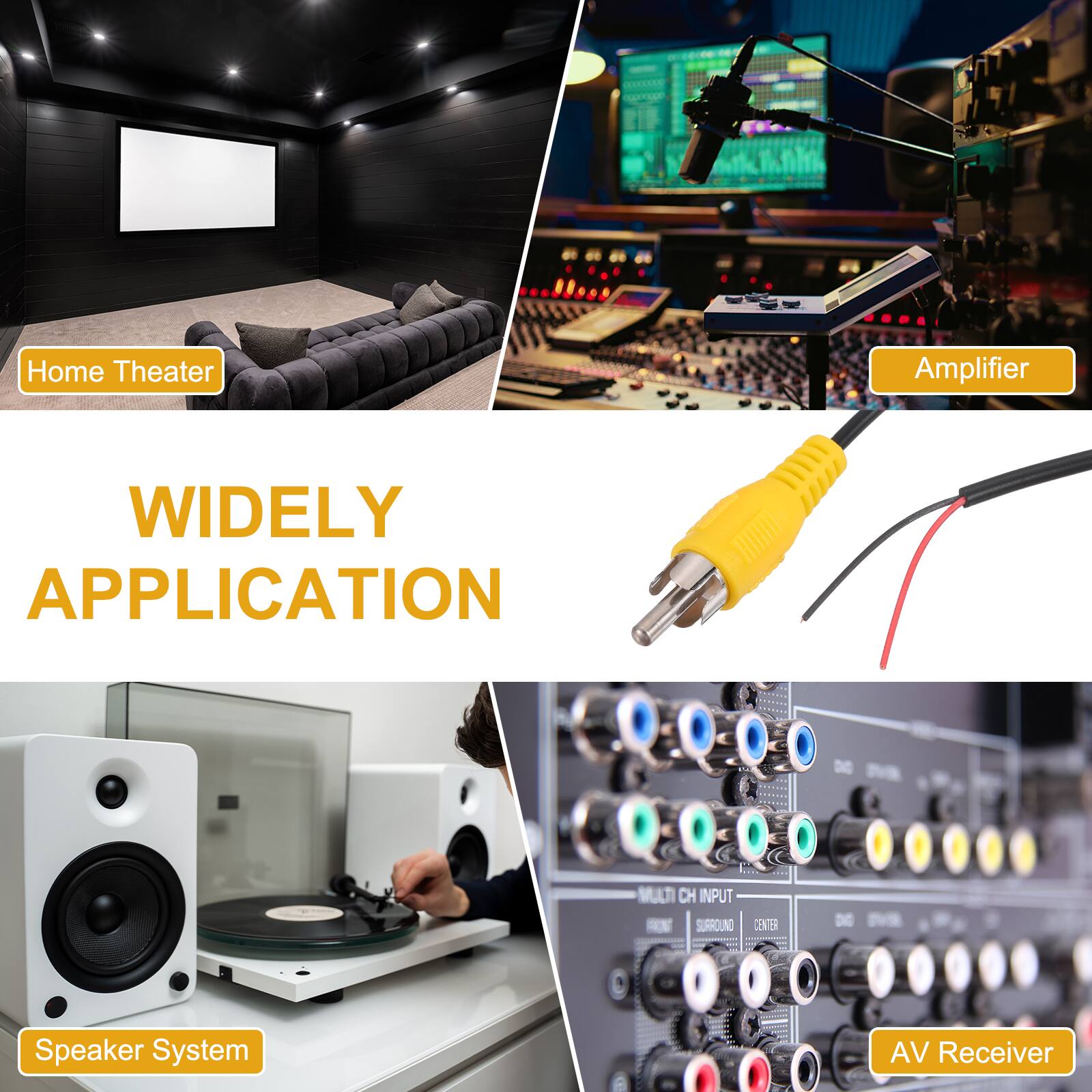 Home Theater Amplifier  
WIDELY APPLICATION  
MULTI CH INPUT N SURROUND CENTER - DE Speaker System AV Receiver