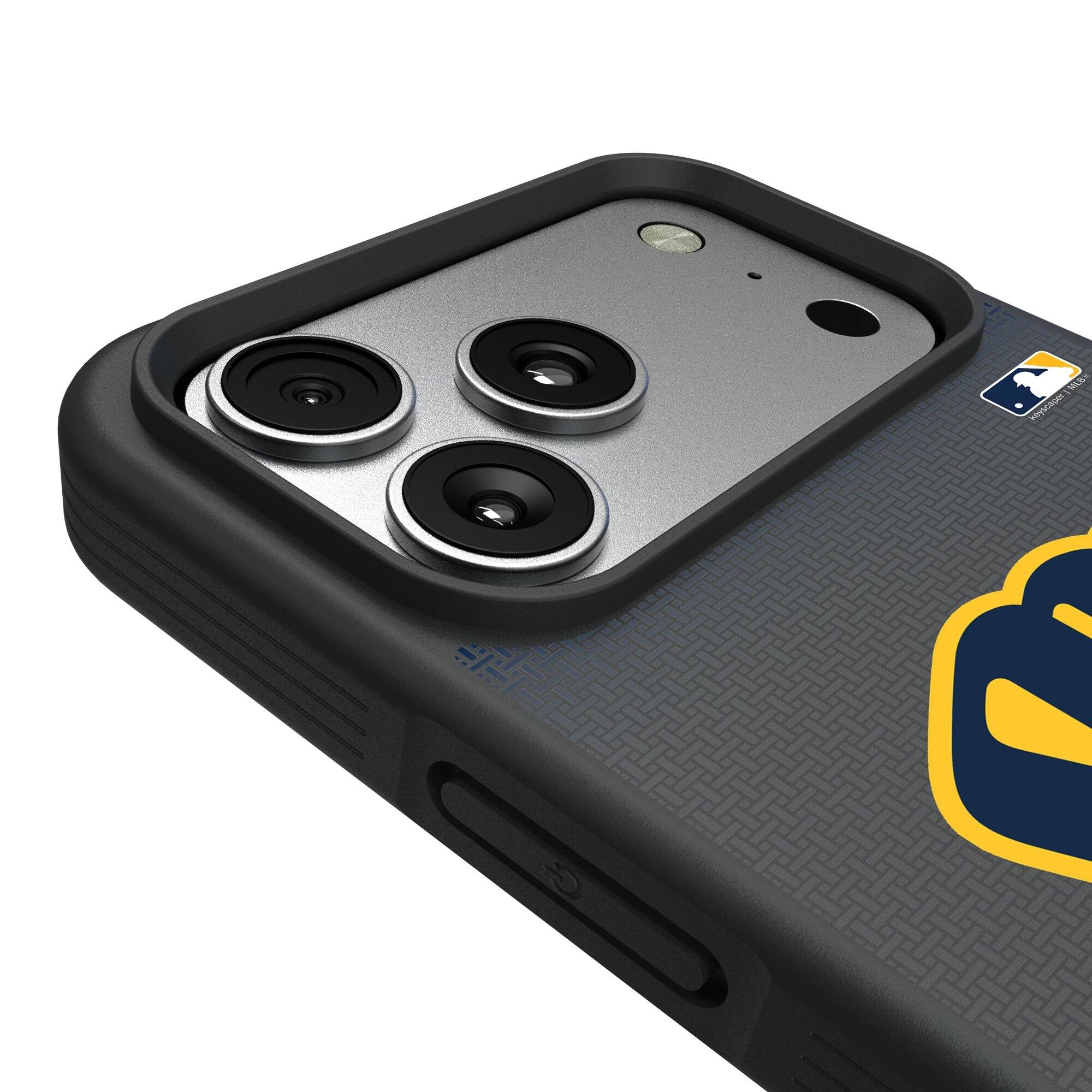 Alt View 2. Keyscaper - Bump Case with 8.2ft Drop Protection - 13 Pro Max - Black.