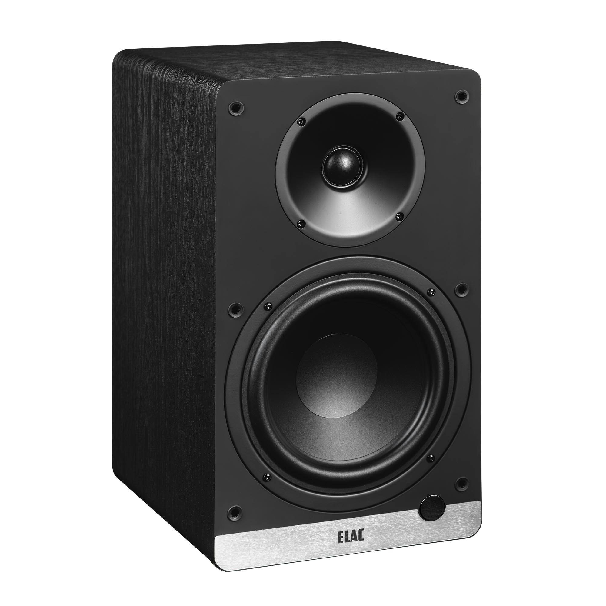 Alt View 1. ELAC - ELAC DCB61-BK Debut ConneX Powered Speaker - Black - Black/Gray.