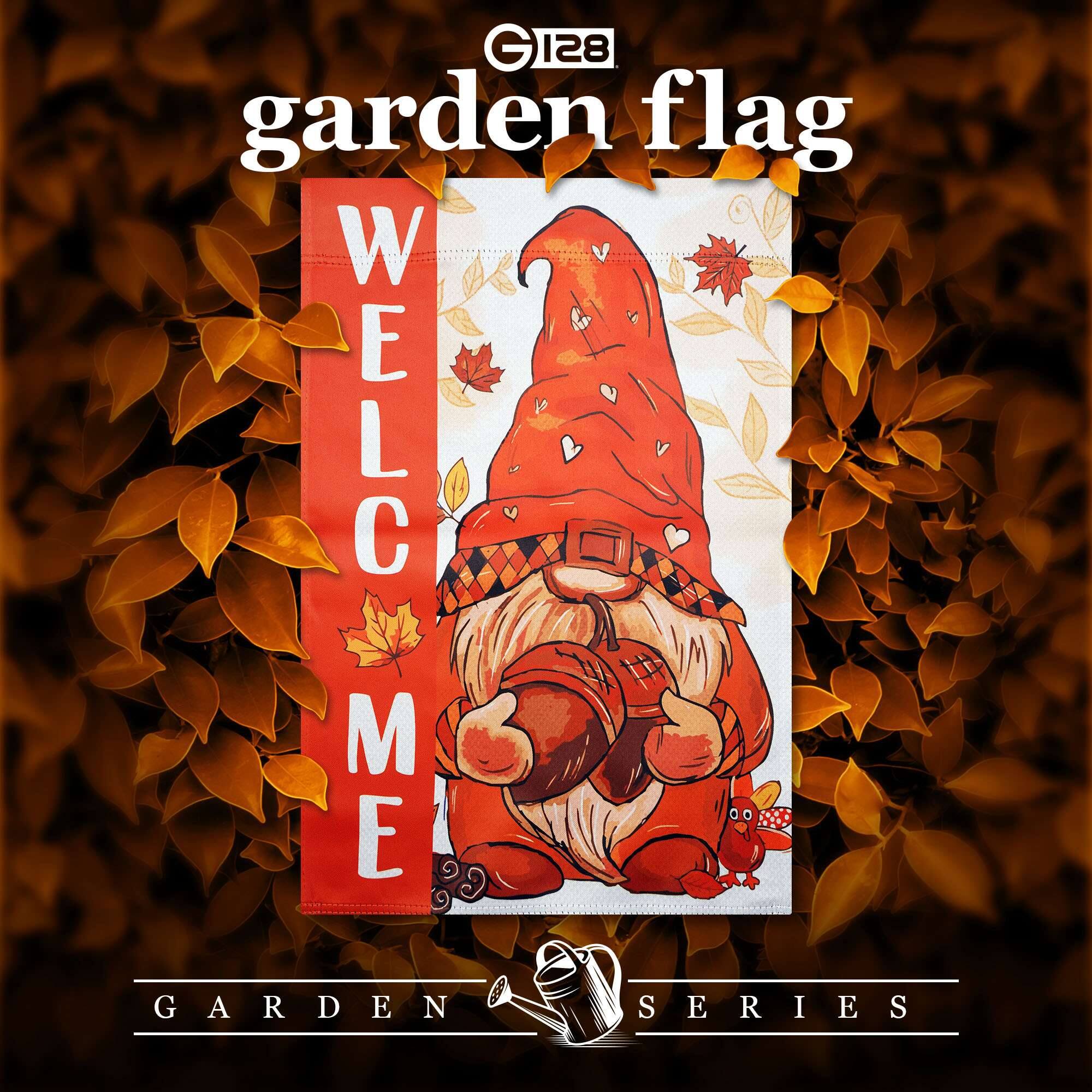 G 128 garden flag WELCOME GARDEN SERIES