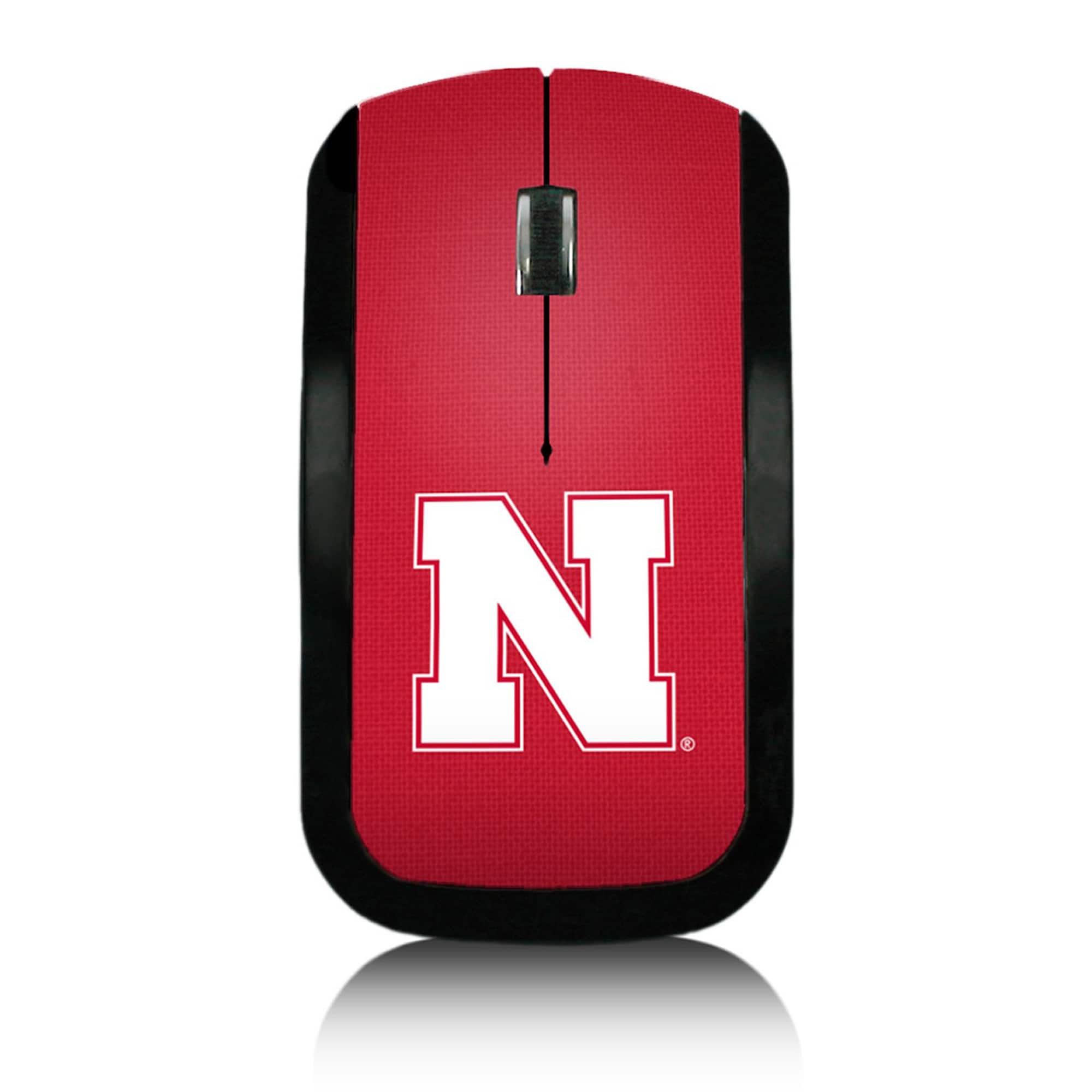 Keyscaper - Nebraska Huskers Solid Design Wireless Mouse - Wireless - Multicolor