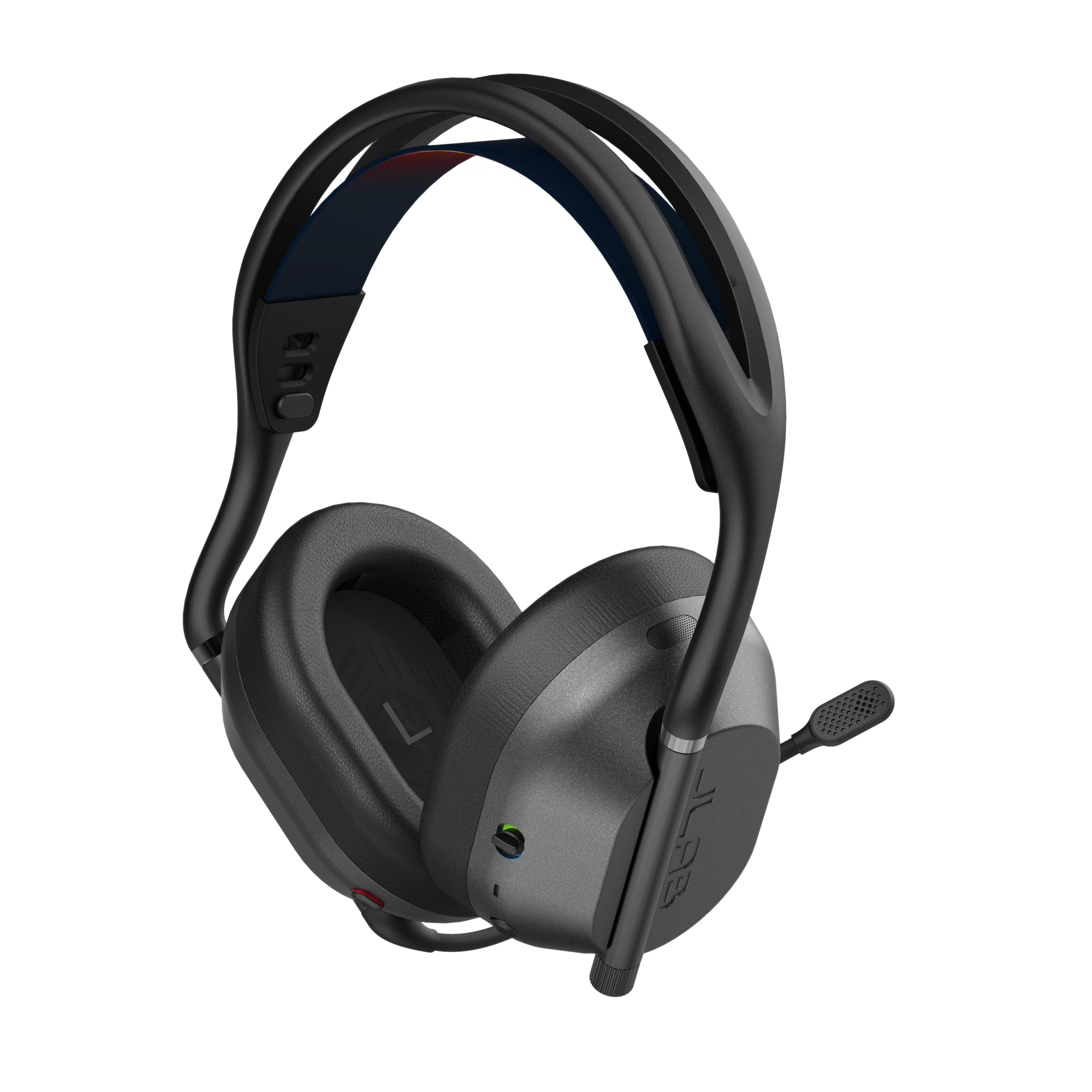 Angle. JLab - Daybreak Wireless Bluetooth Gaming Over The Ear Headset - Black.