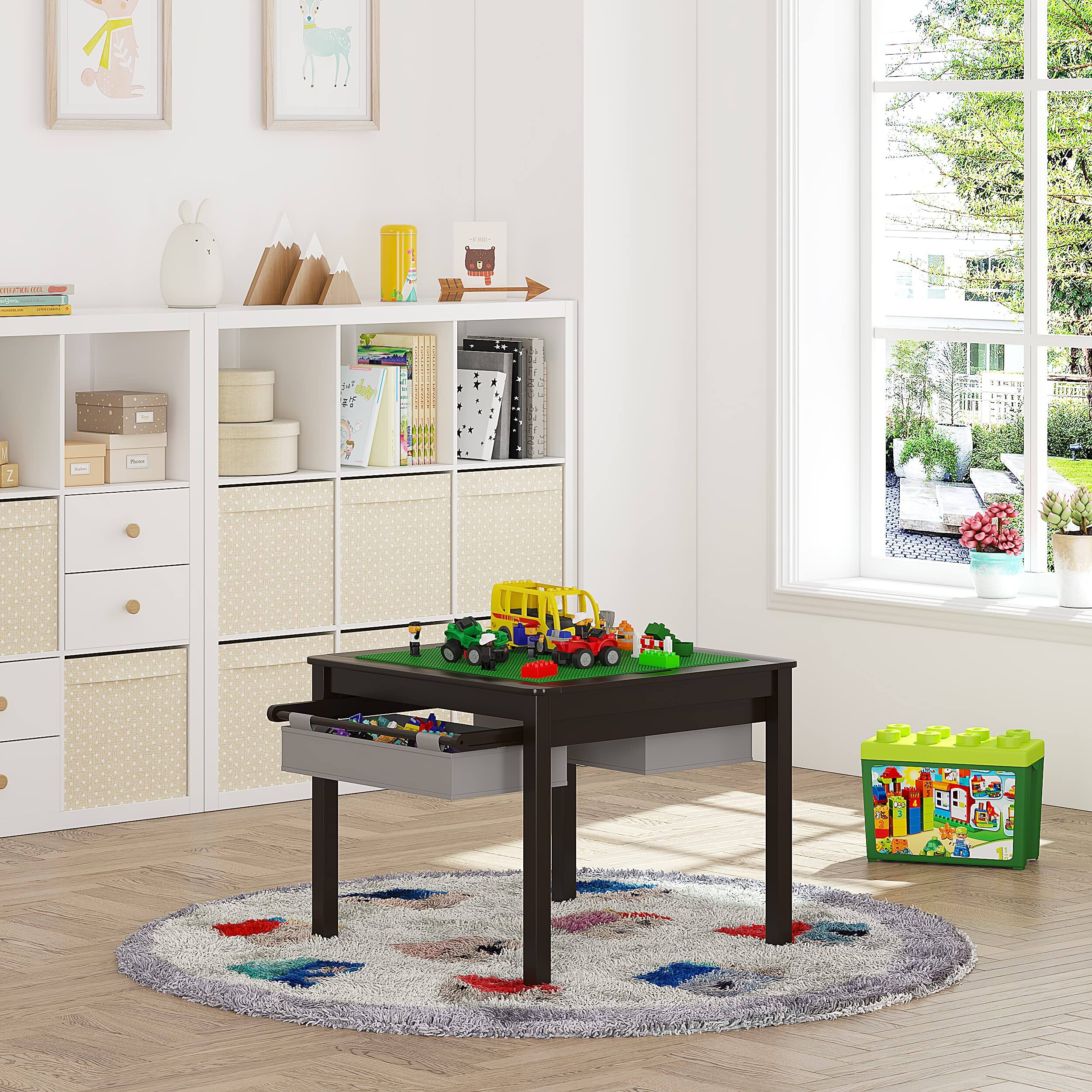 Espresso With Grey Drwaer