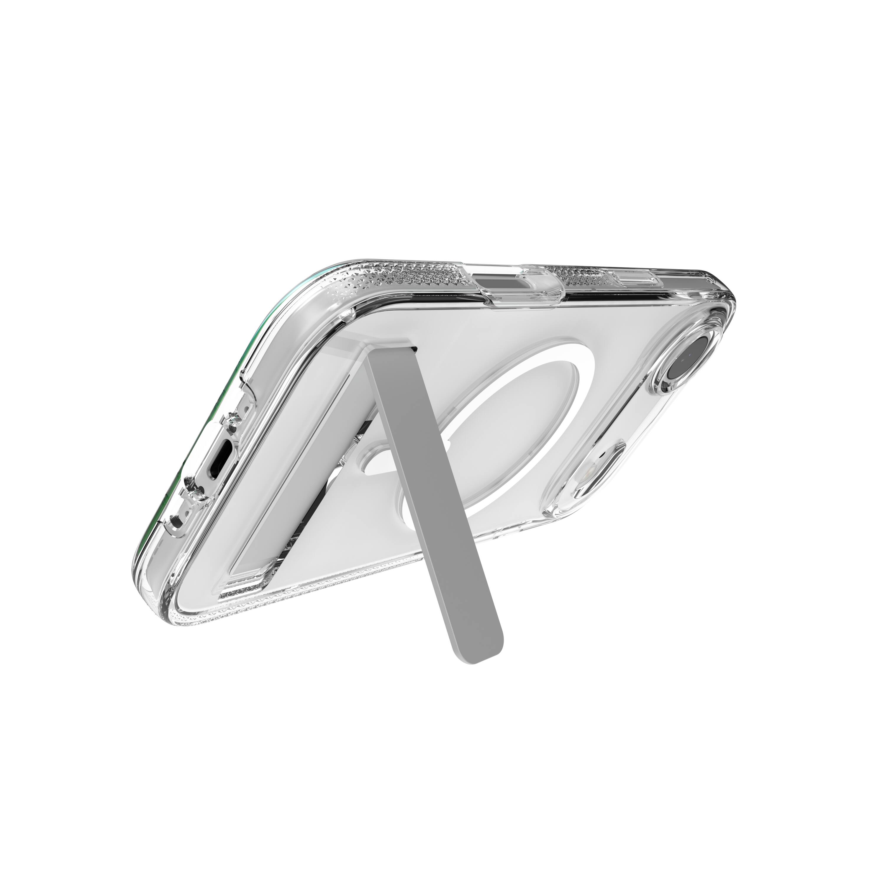 Alt View 18. ZAGG - Crystal Palace Snap MagSafe Compatible Case w/ Kickstand for Apple iPhone Air - Clear.