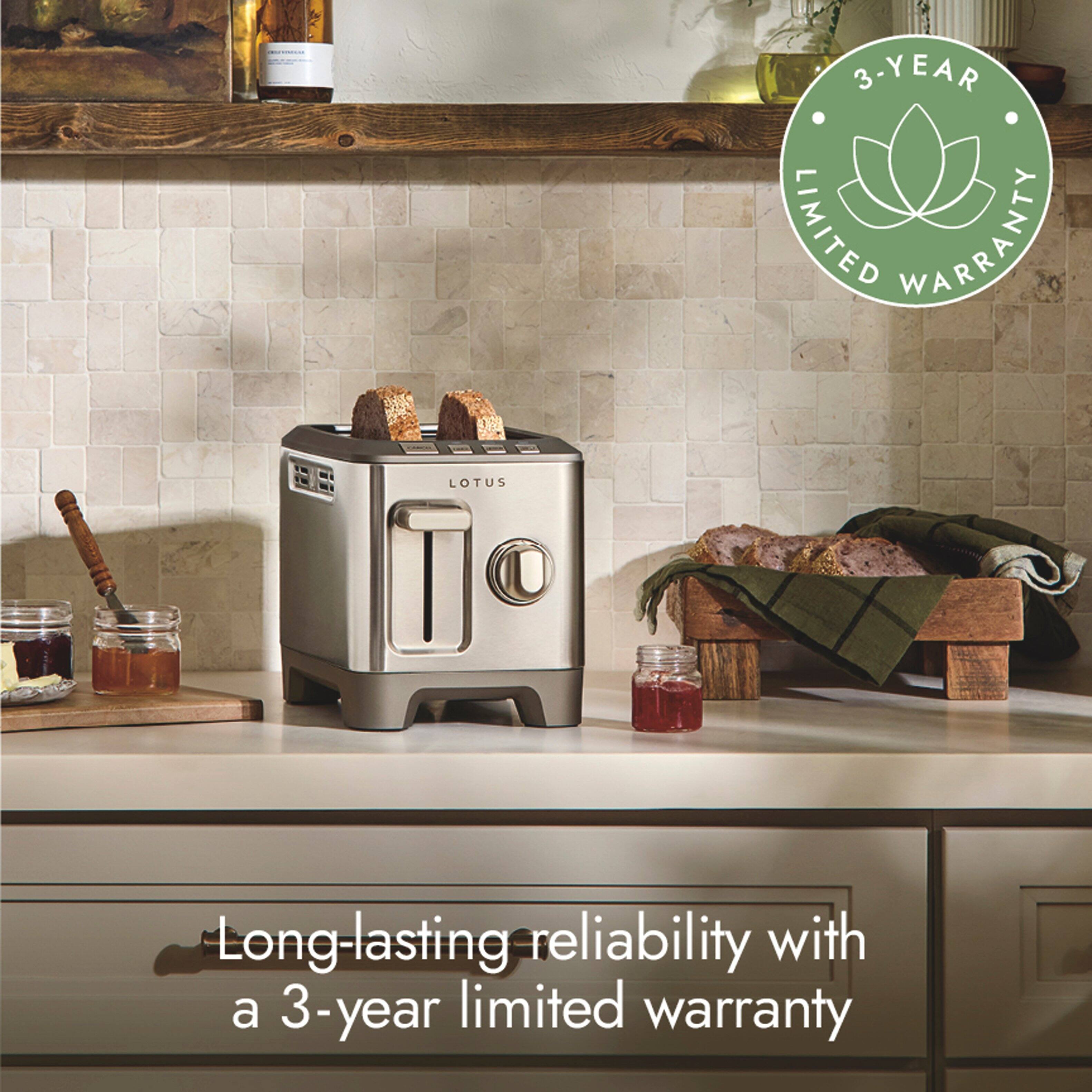 3-YEAR LIMITED WARRANTY

LOTUS

Long-lasting reliability with a 3-year limited warranty
