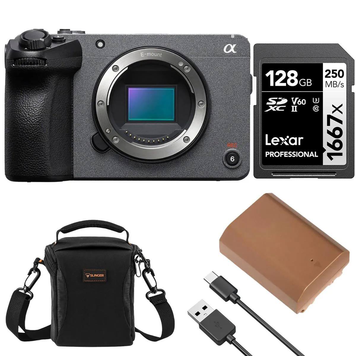 E-mount

a 6

128 GB 250 MB/s V60 U3 XC II 1667x PROFESSIONAL Lexar

SUNGER