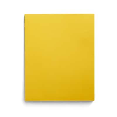 Staples - Smooth 2-Pocket Paper Folder with Fasteners, 25/Box (50779/27546-CC) - Yellow price history on PriceWatchPro