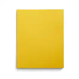 Staples - Smooth 2-Pocket Paper Folder with Fasteners, 25/Box (50779/27546-CC) - Yellow