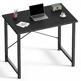 Dazzed Corner - 32 in Small Computer Desk for Home Office, Modern Simple Style - Black