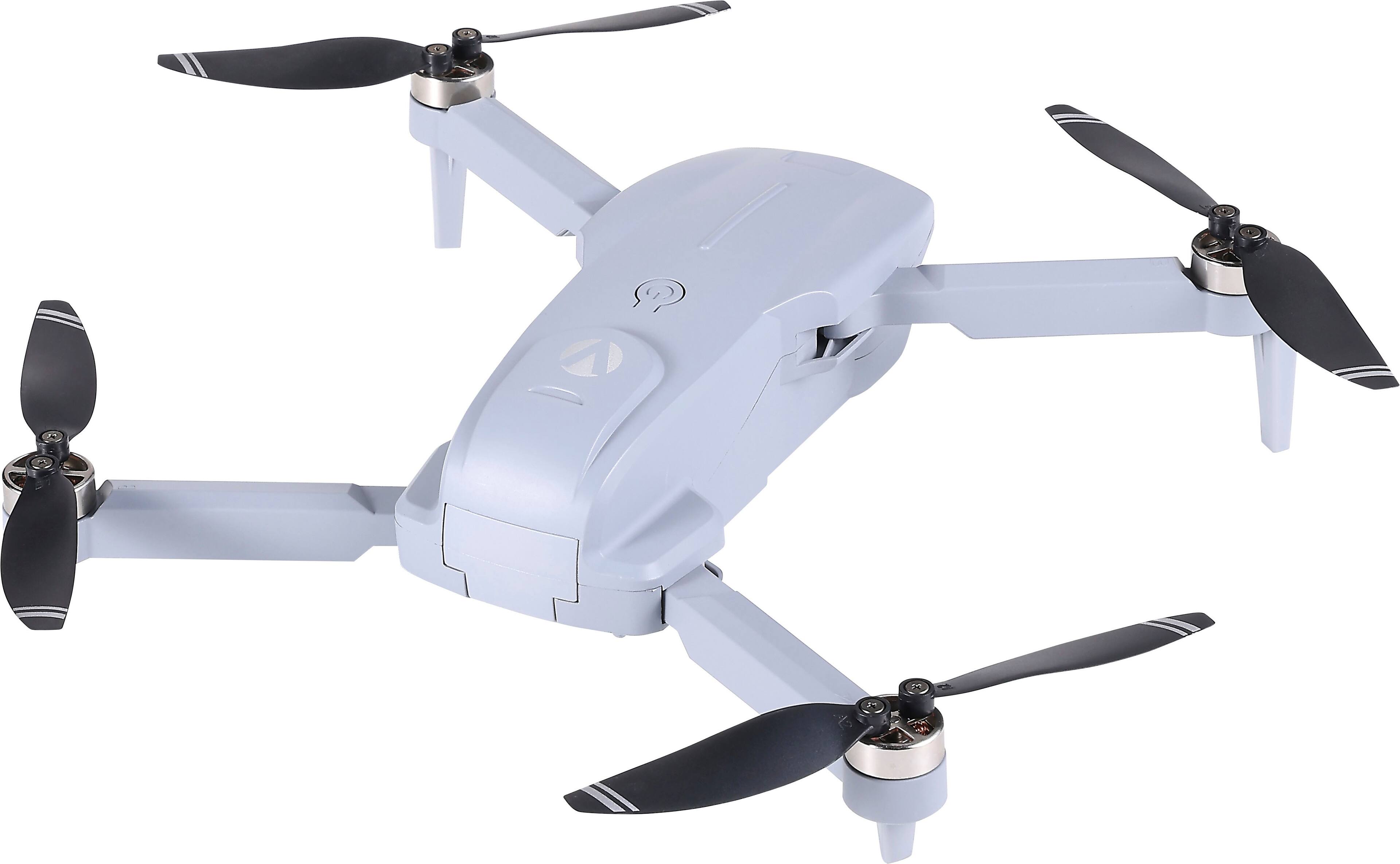 Back. Vivitar - SkyTrek Drone - Grey.