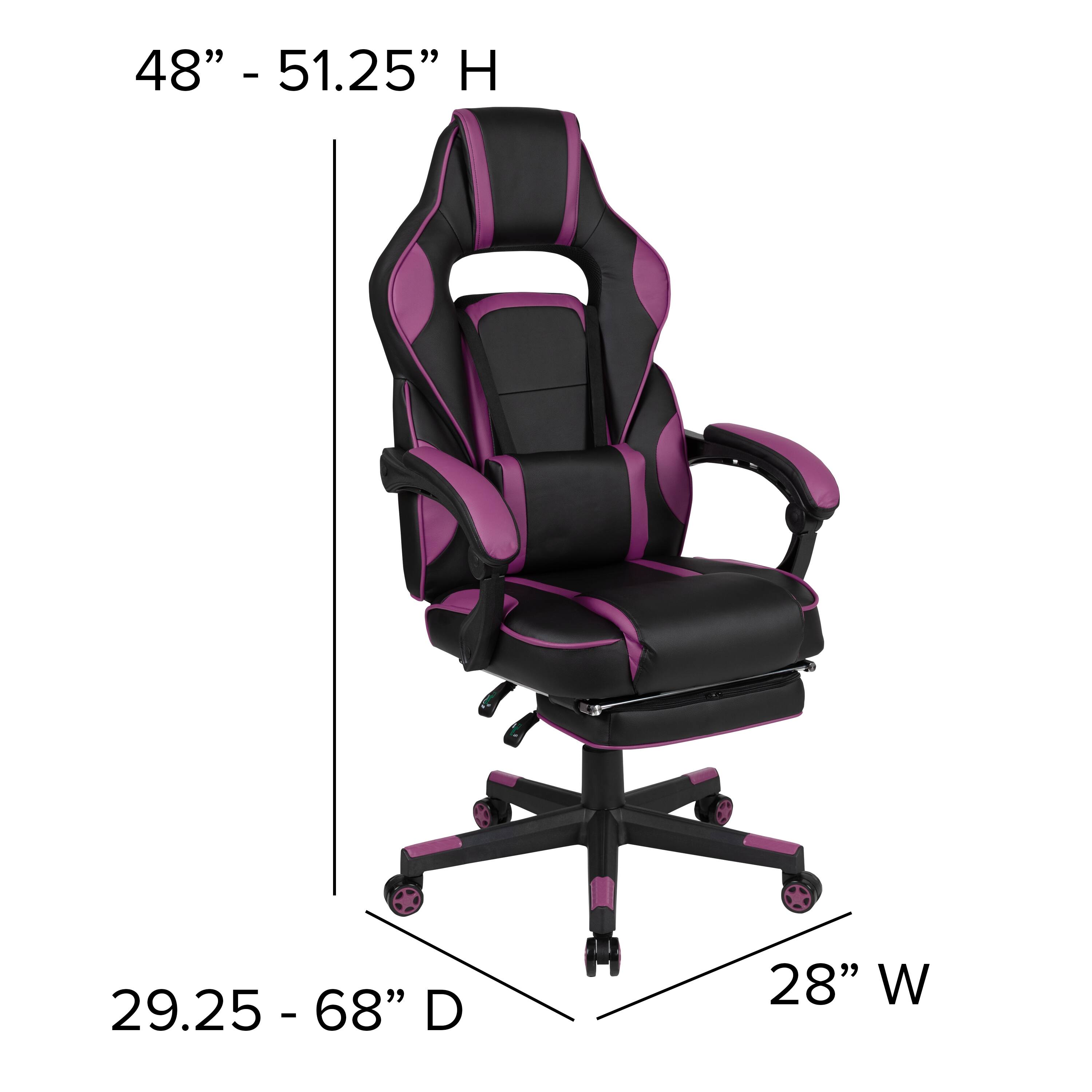 48" - 51.25" H  
29.25 - 68" D  
28" W