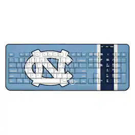 Keyscaper - North Carolina Tar Heels Wireless USB Keyboard - Multicolor