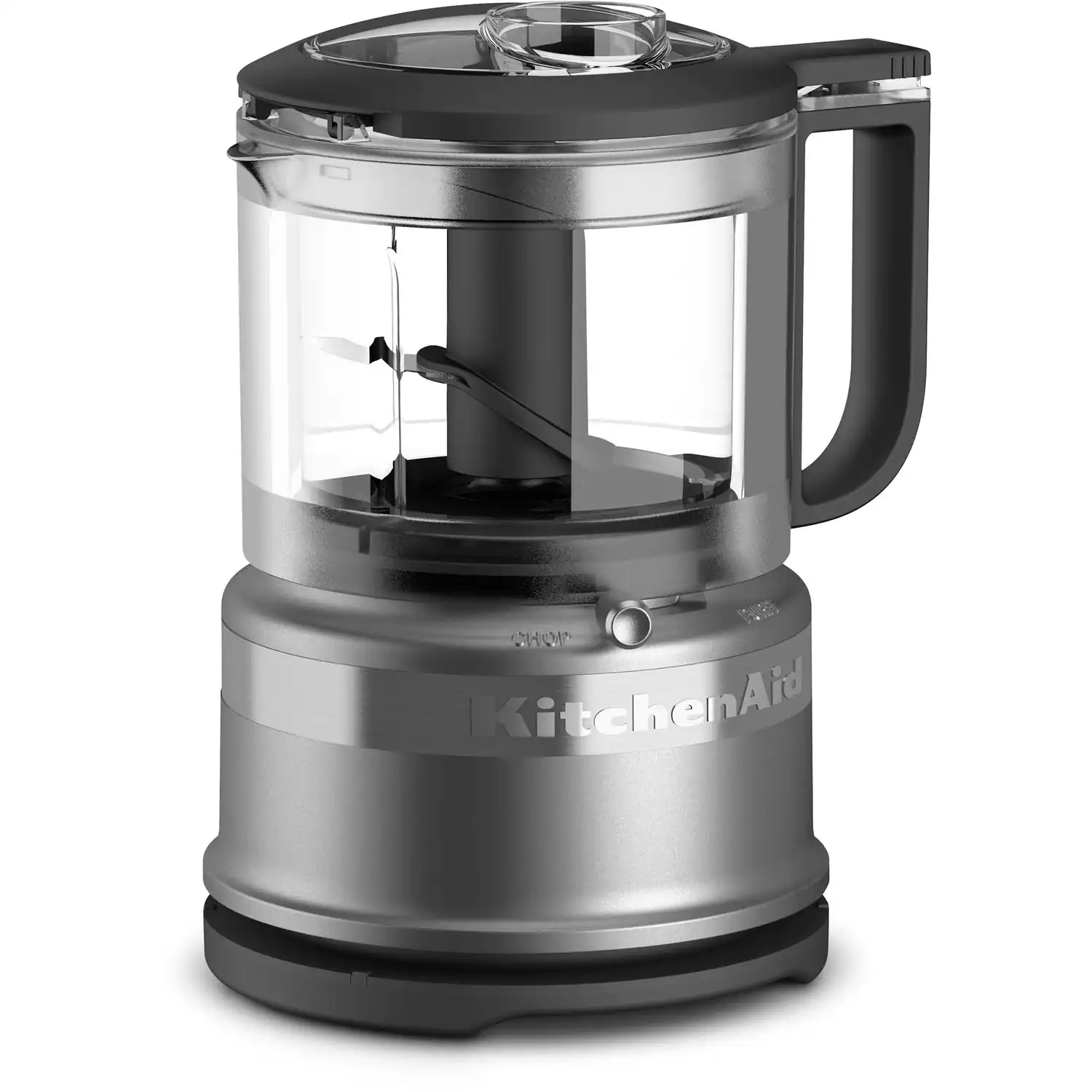KitchenAid - 3.5-Cup Mini Food Processor - Contour Silver