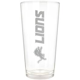 Great American Products - Detroit Lions Etched 16oz. Vertical Rally Cry Pint Glass - Multicolor