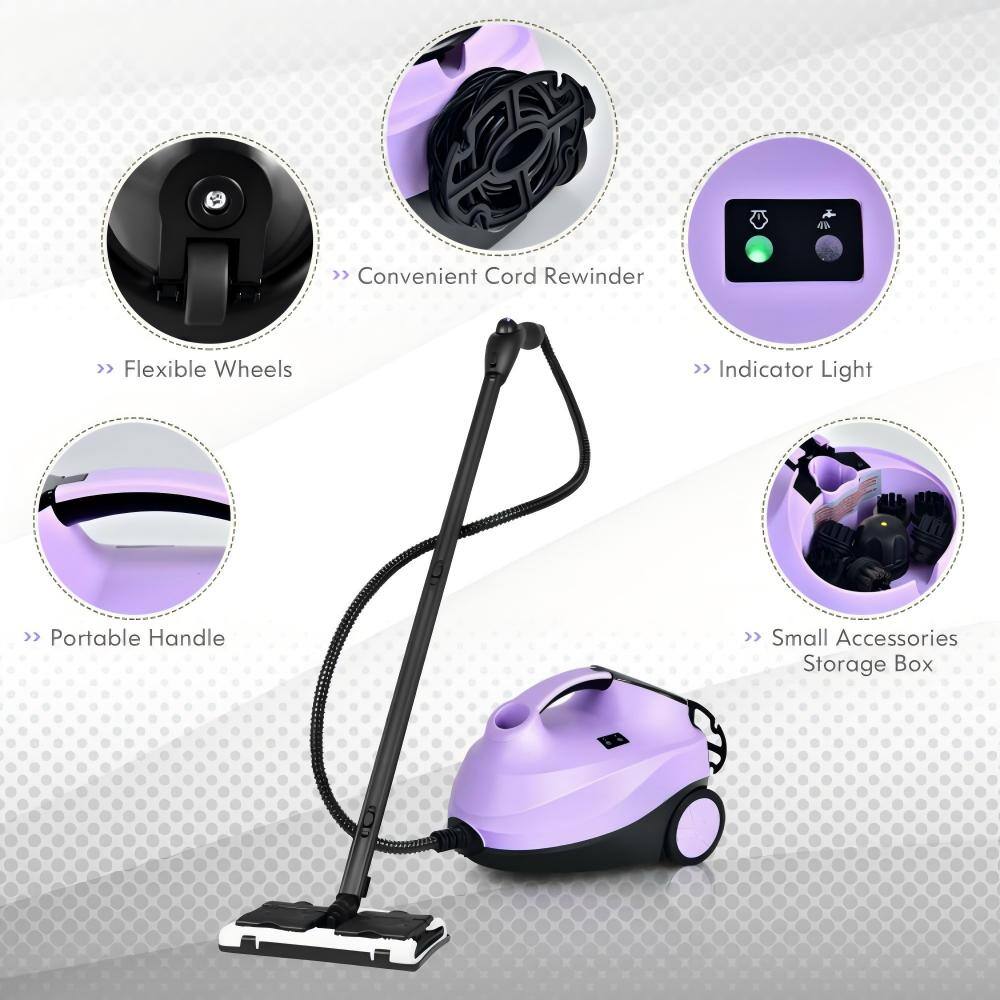 - Convenient Cord Rewinder
- Flexible Wheels
- Indicator Light
- Portable Handle
- Small Accessories Storage Box