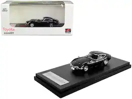 Toyota 2000GT RHD (Right Hand Drive) 1/64 Diecast Model Car by LCD Models - Black