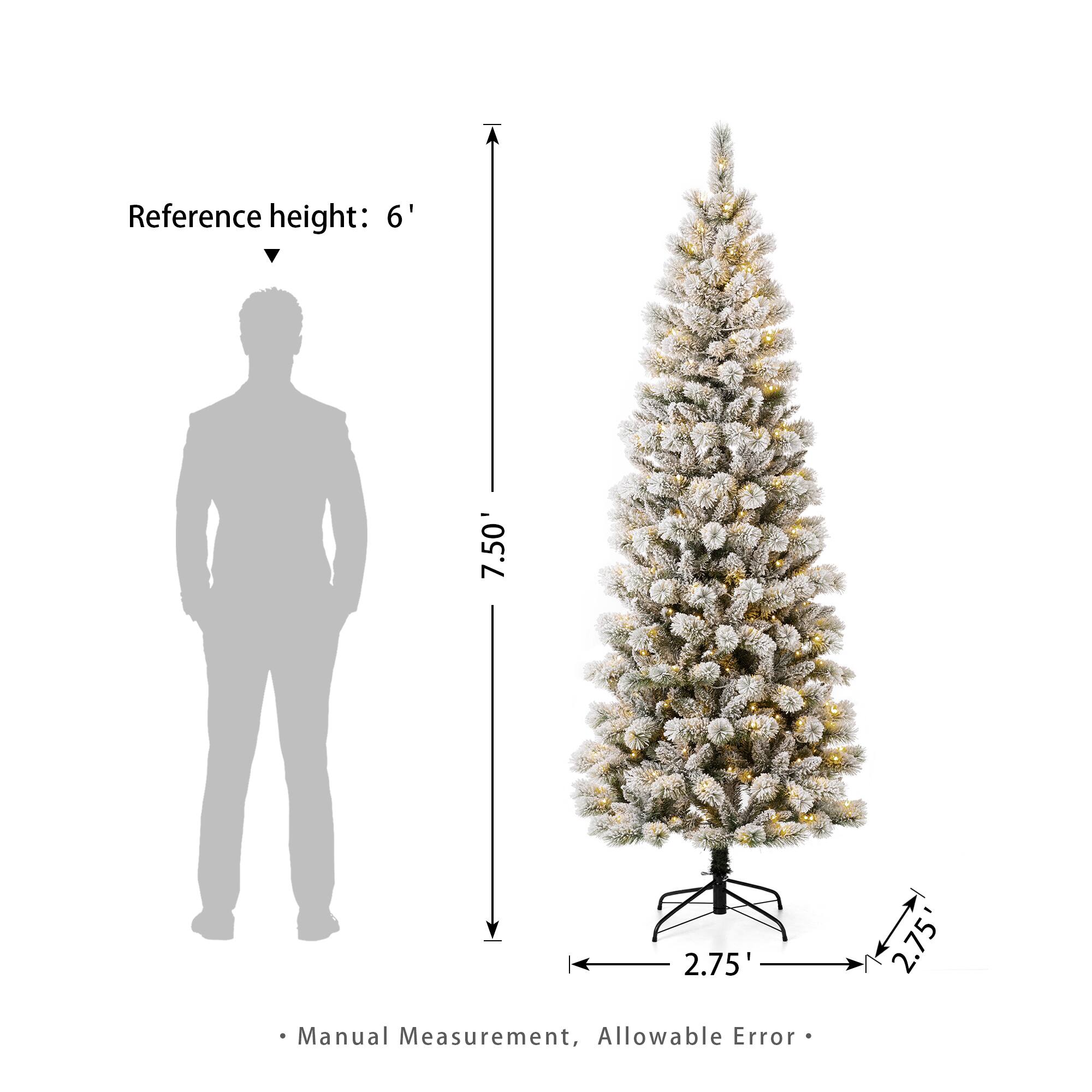 Reference height: 6'

7.50'

2.75' Manual Measurement, Allowable Error