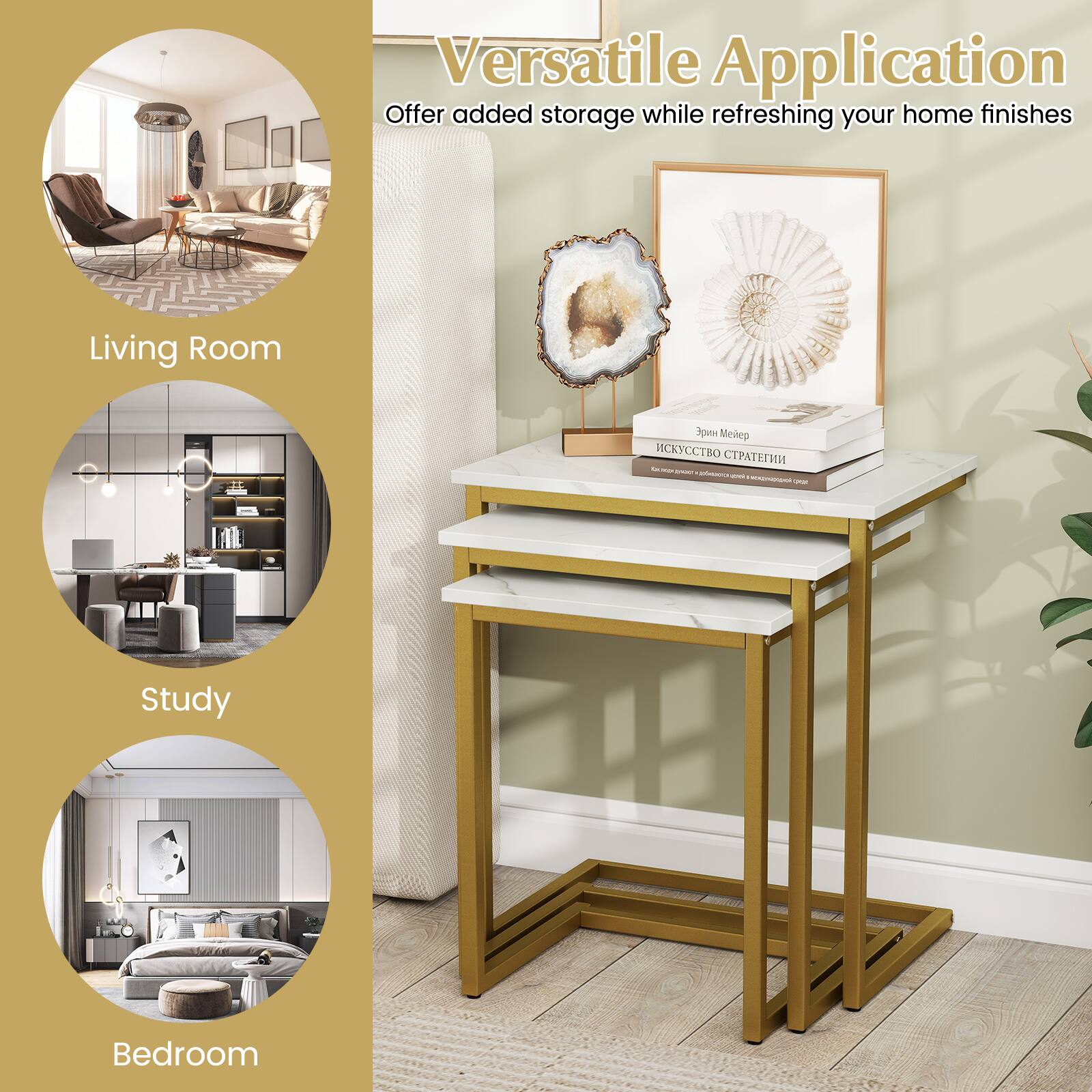 Versatile Application  
Offer added storage while refreshing your home finishes  

Living Room  
Study  
Bedroom