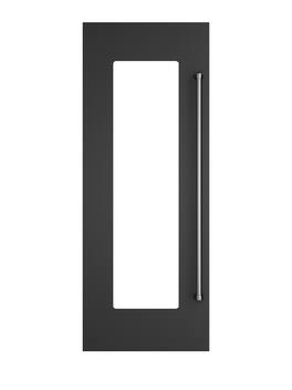 30"W. Door Panel for Viking Veil FDWCIC7300L Left Hinge Wine Models - Cast Black