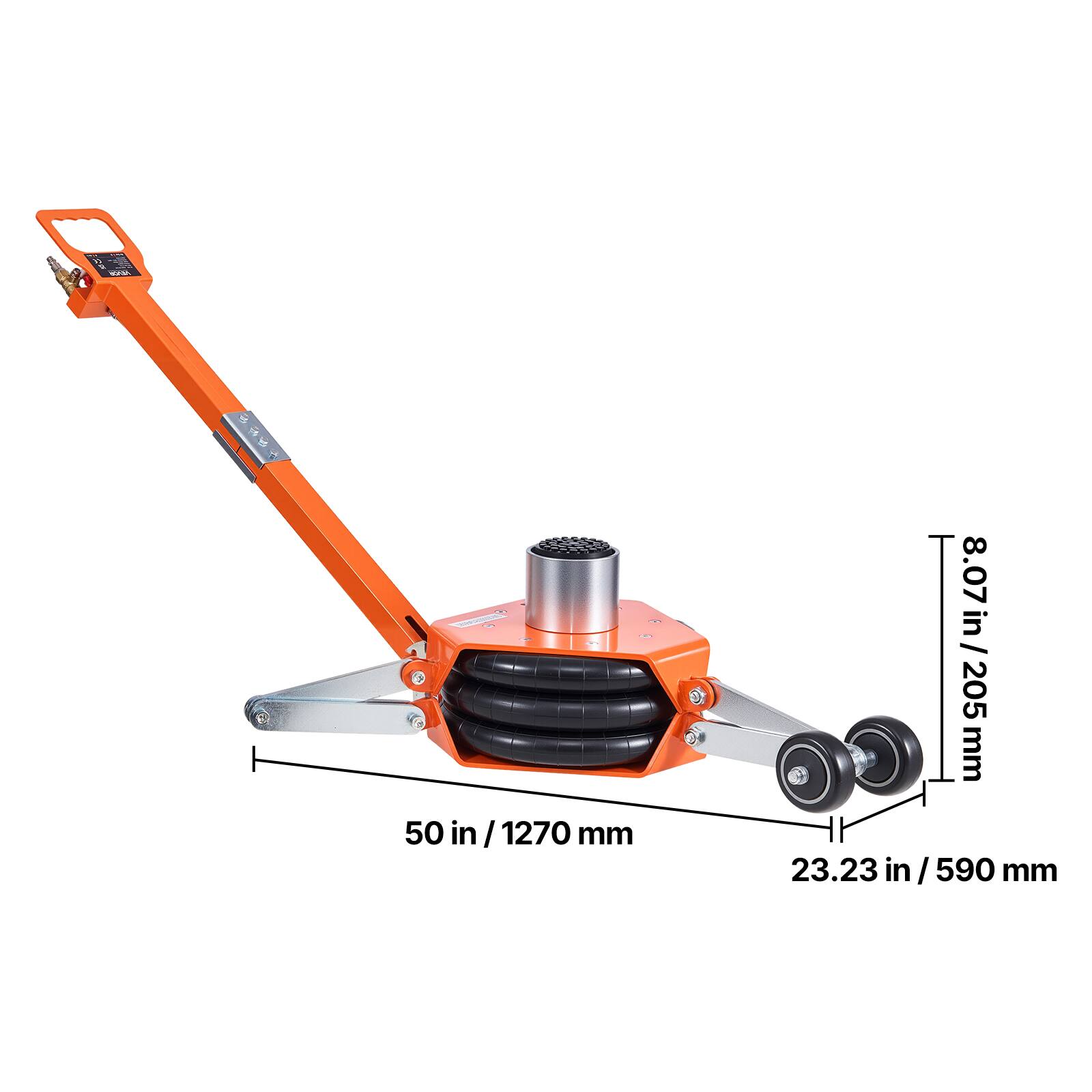 BOSSA

2

50 in / 1270 mm

8.07 in / 205 mm

23.23 in / 590 mm