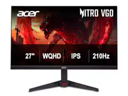 Acer - Nitro 27" WQHD 2K 210Hz IPS AMD FreeSync 0.5ms Gaming Monitor - Black